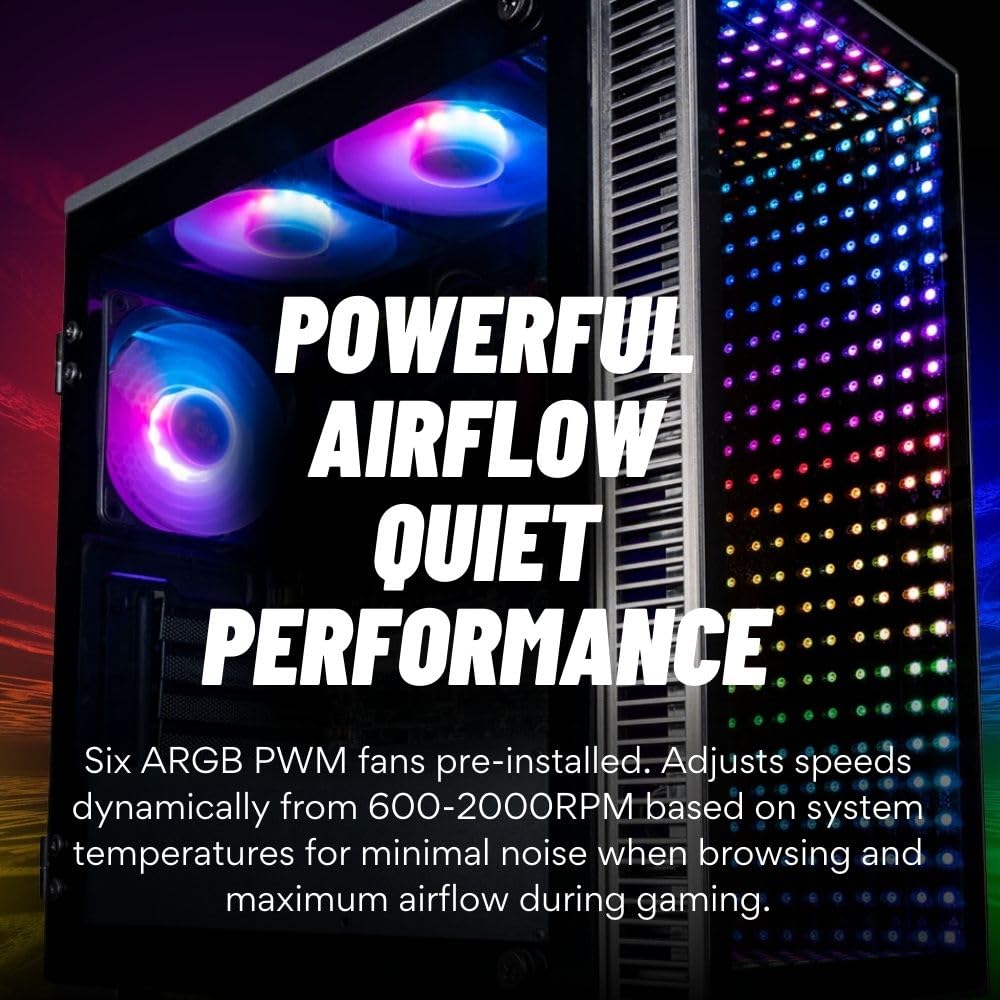 Amazon.com: Continuum Micro Gaming PC RTX 5060 Ti 8GB, AMD 8-Core